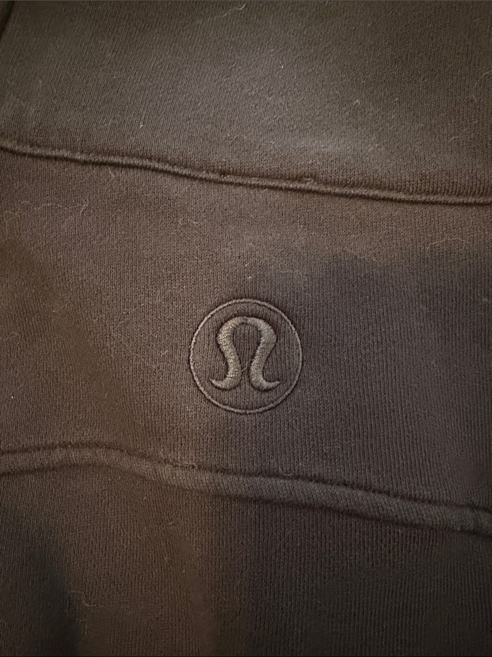 Lululemon Scuba Oversized Funnel Neck Half Zip dark brown black size m/l new - Picture 9 of 10